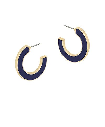 ピアス Numbering Epoxy-Colored Vintage Hoop Earrings #8290 SA5B0002 Hinged Hoop Earrings – Stórica Studio