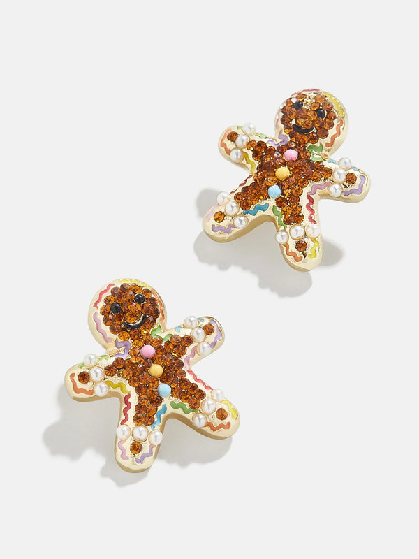 Bauble Bar I'm The Gingerbread Man Earrings