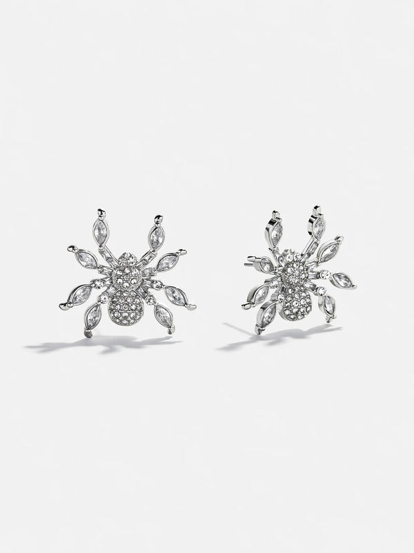 Bauble Bar Crystal Creepers Spider Earrings