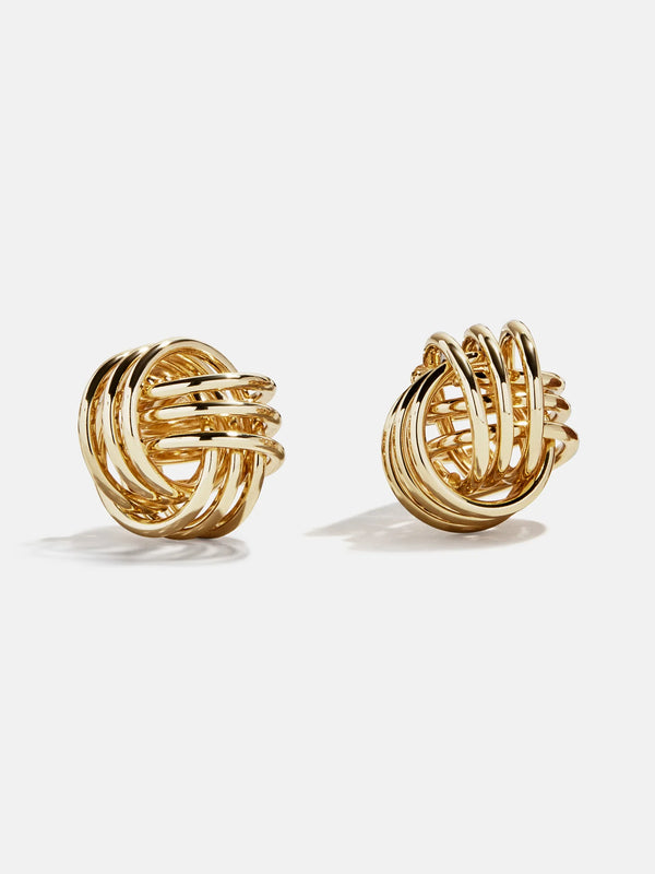Bauble Bar Lennox Gold Knot Earrings