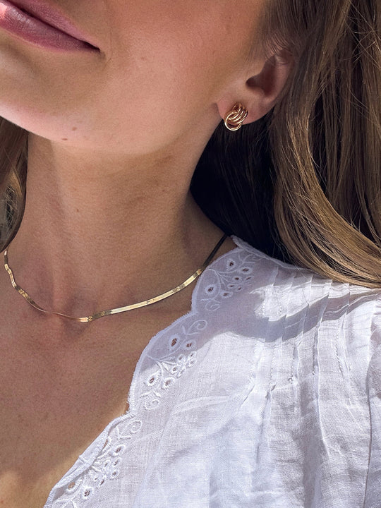 Bauble Bar Shiloh Gold Earrings