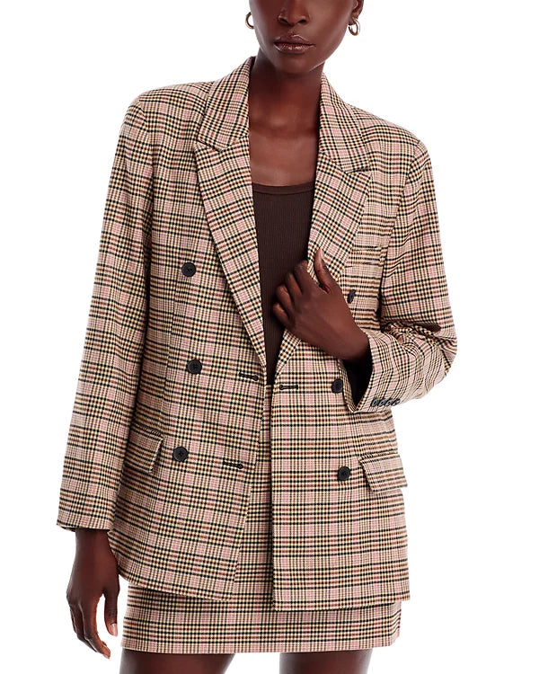 FRENCH CONNECTION Gina Check Blazer