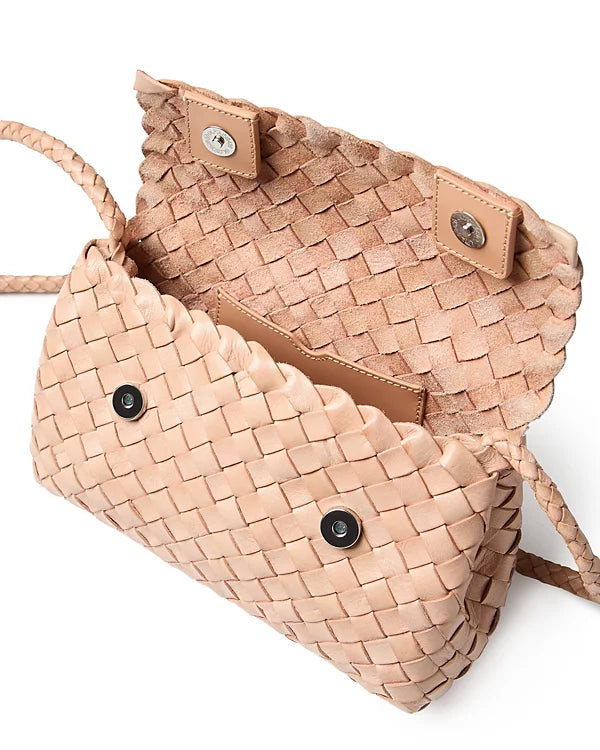 Loeffler Randall Vinnie Desert Sand Woven Crossbody