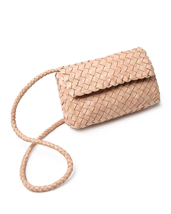 Loeffler Randall Vinnie Desert Sand Woven Crossbody