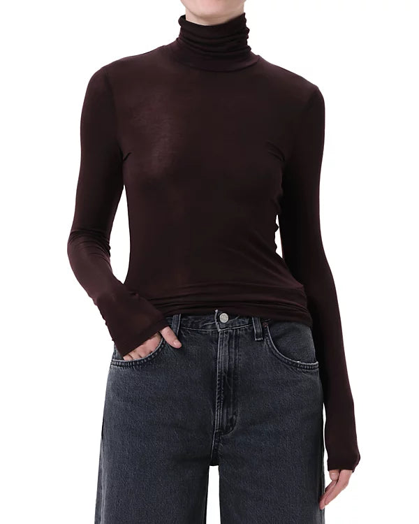 AGOLDE Pascale Turtleneck Root