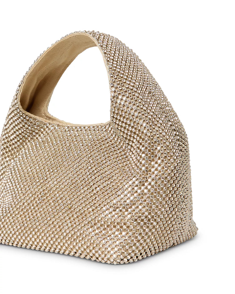 Loeffler Randall Kenzie Gold Diamanté Mini Bag