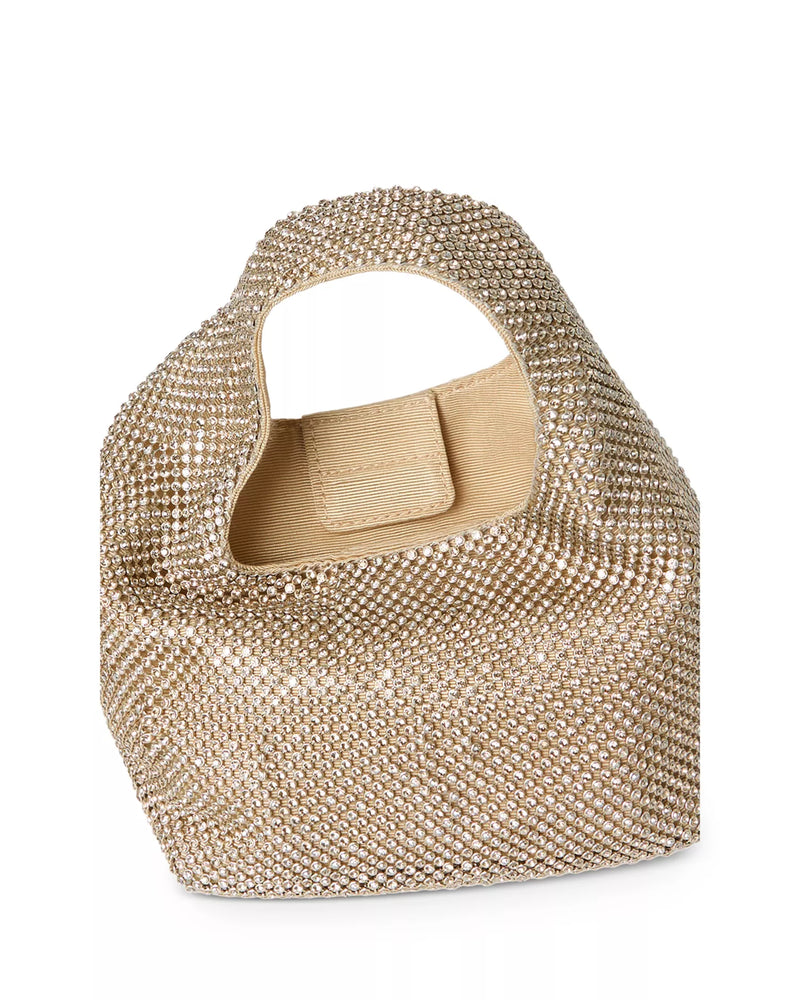 Loeffler Randall Kenzie Gold Diamanté Mini Bag