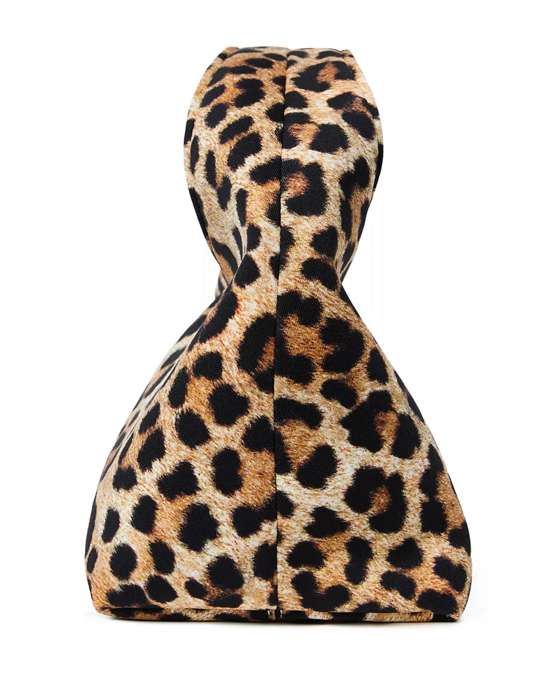 Loeffler Randall Kenzie Leopard Jersey Mini Bag