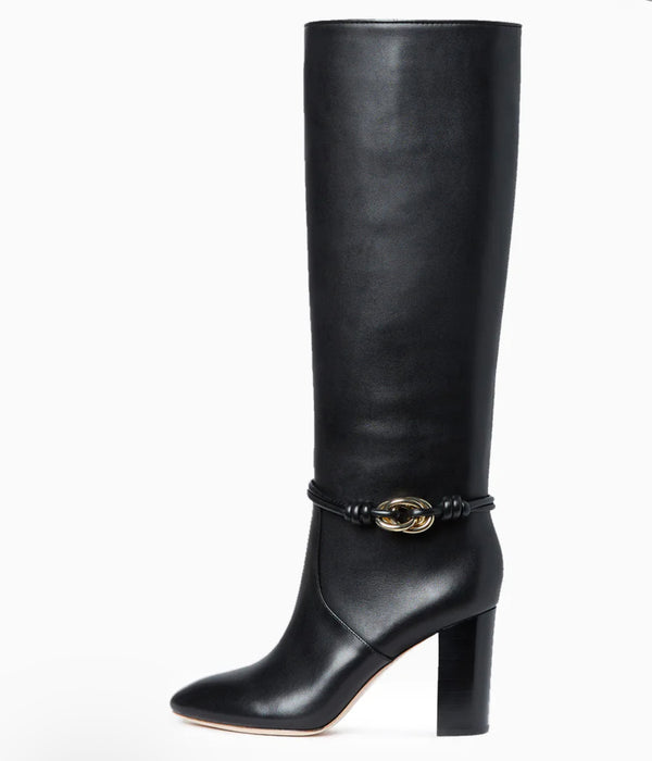Loeffler Randall Goldy Black with Gold Hardware