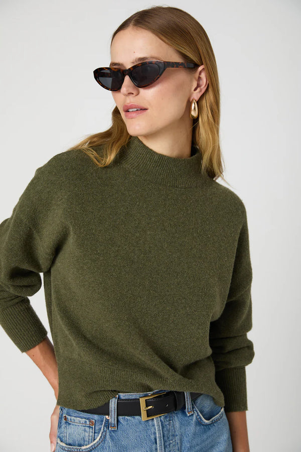 French Connection Vhari Mock Neck Sweater