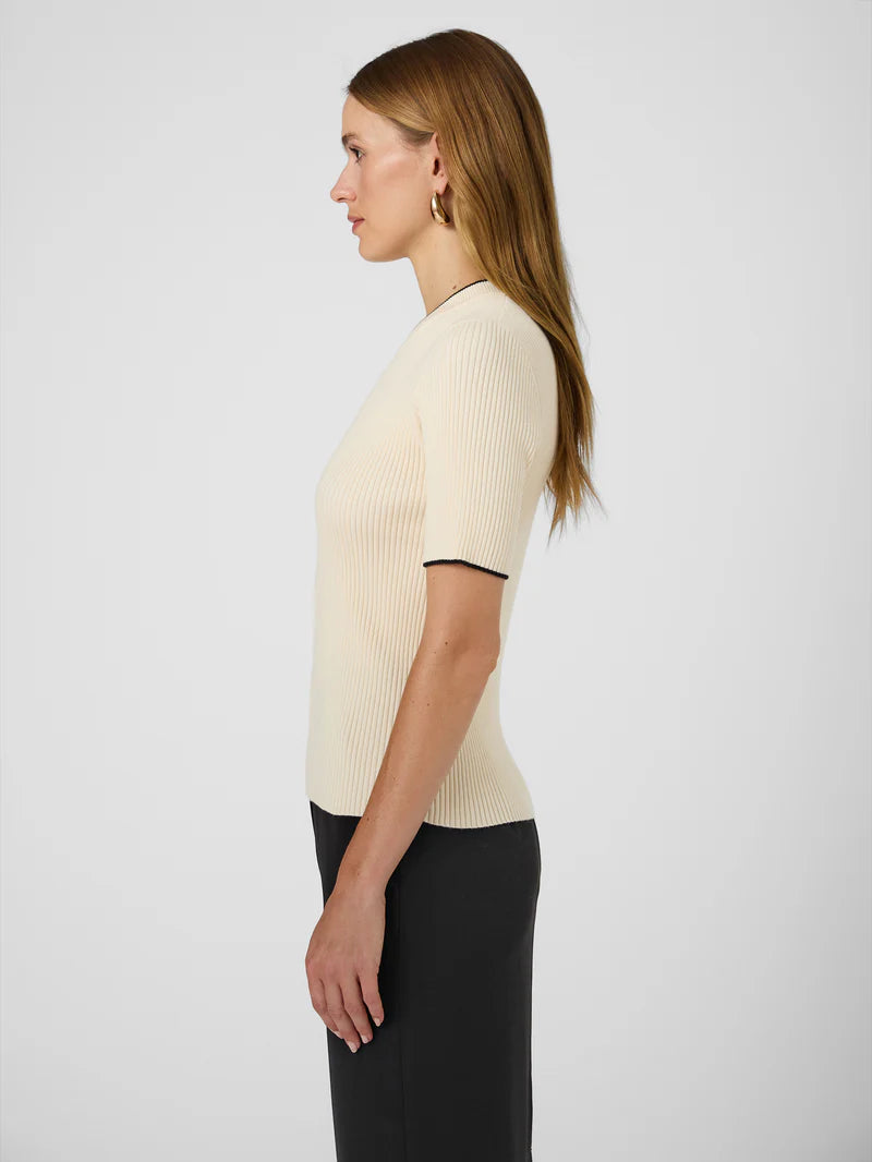 French Connection Mozza Short Sleeve Sweater