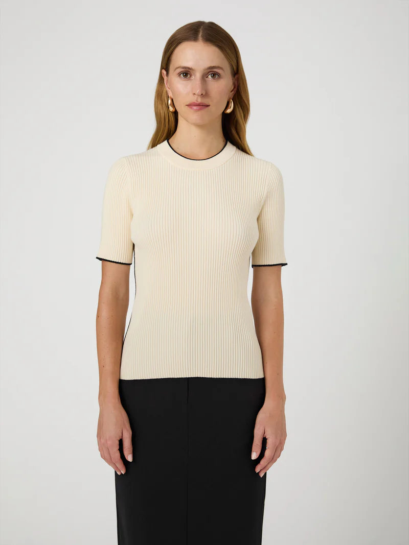 French Connection Mozza Short Sleeve Sweater