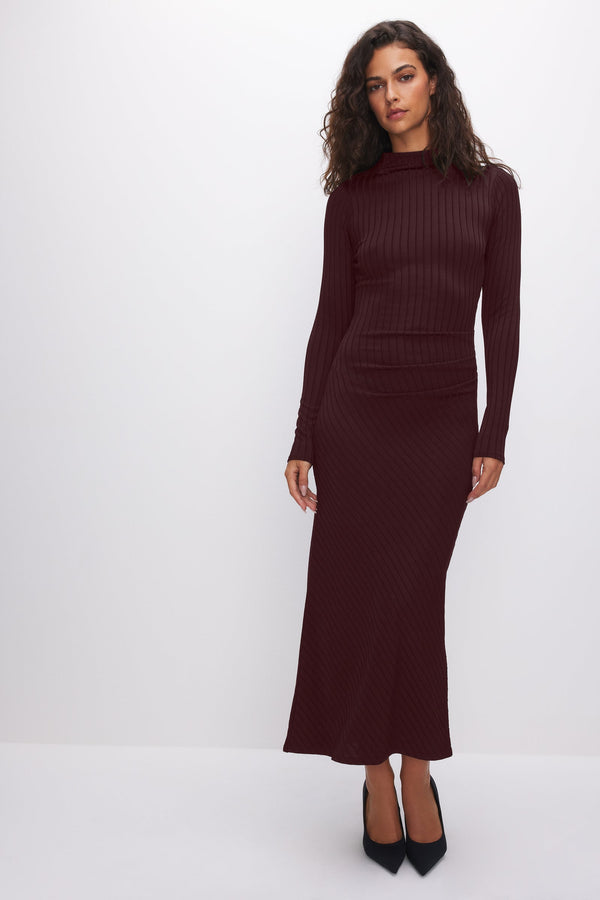 Good American Funnel Midi Dress