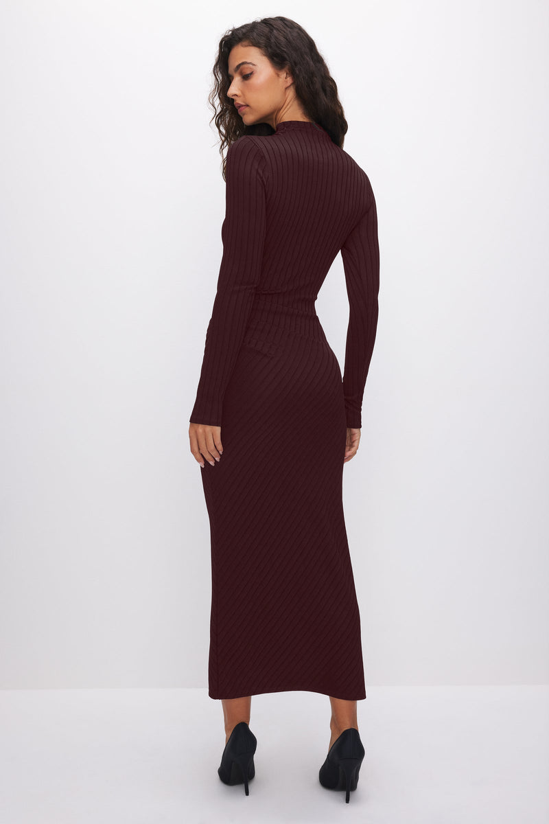 Good American Funnel Midi Dress