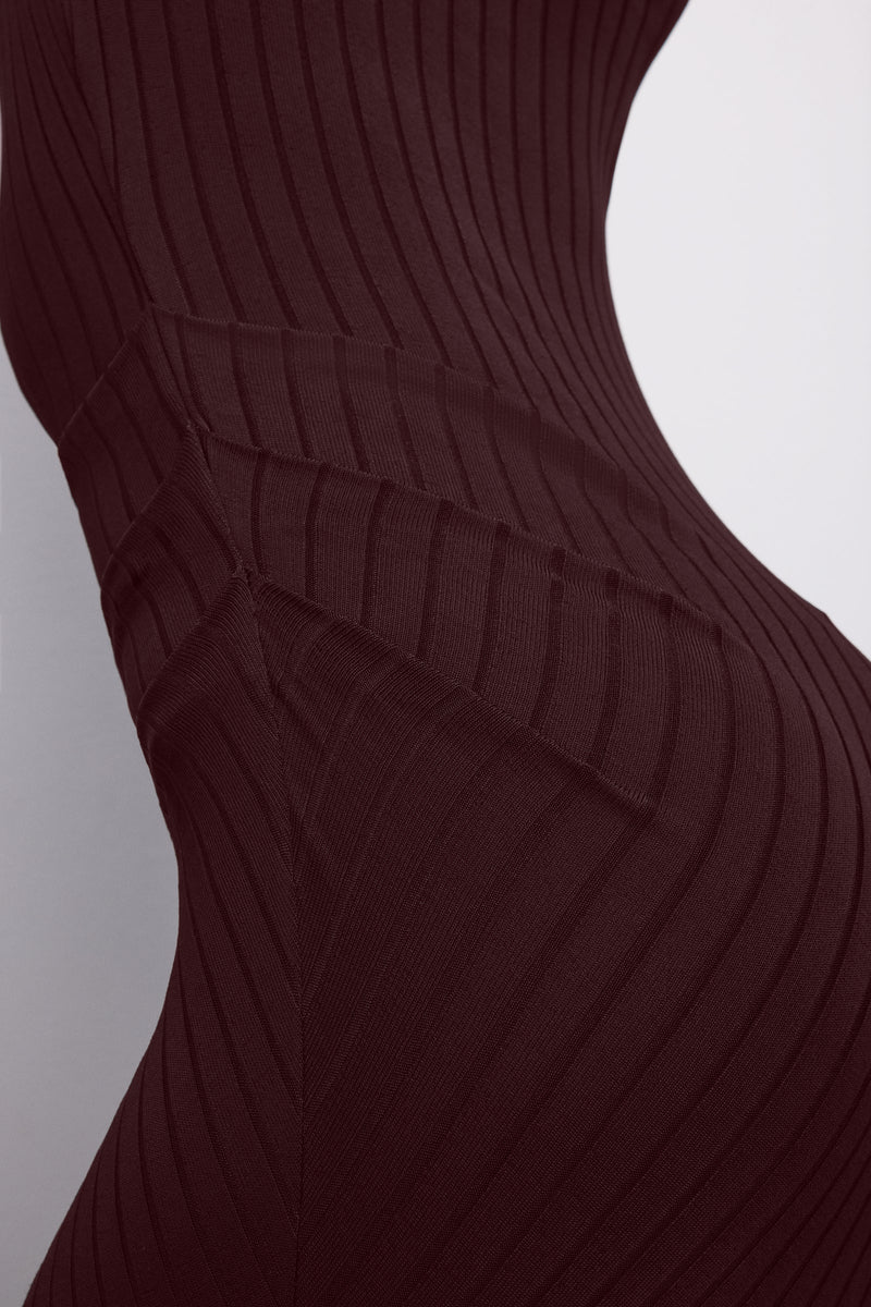 Good American Funnel Midi Dress