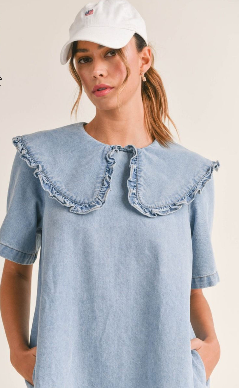 MAB Peter Pan Denim Dress