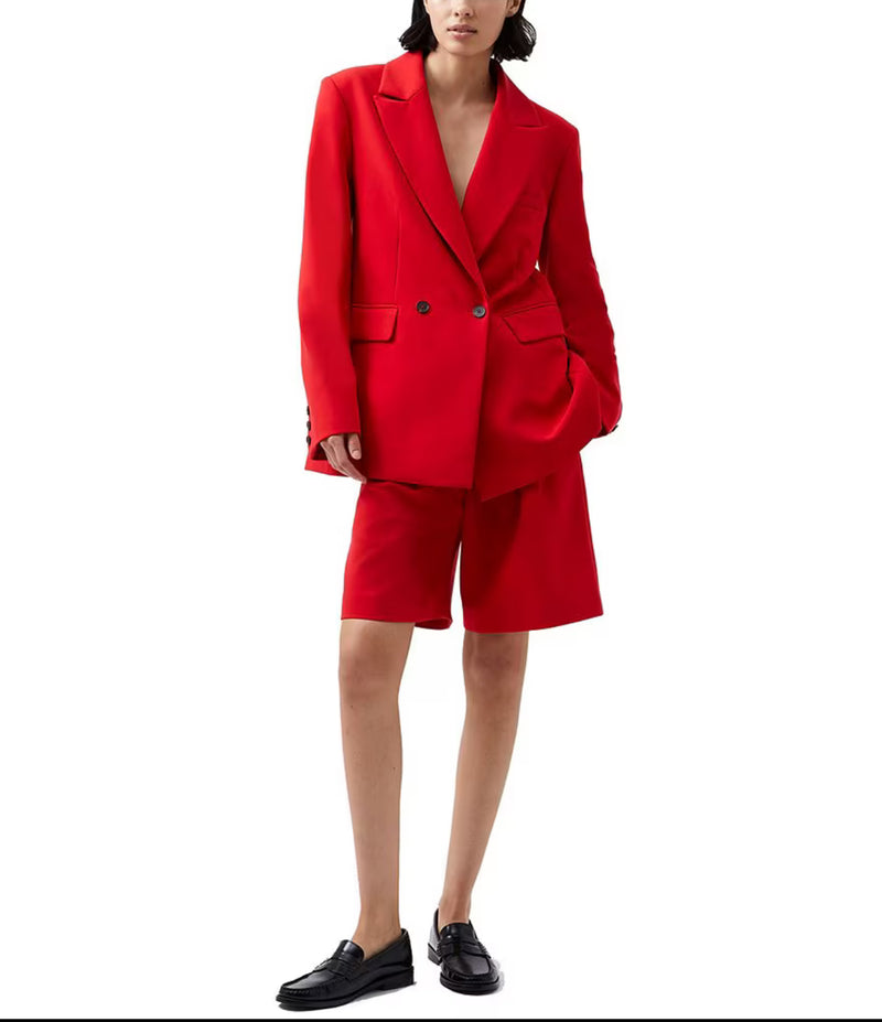 FRENCH CONNECTION Azra Twill Oversized Blazer