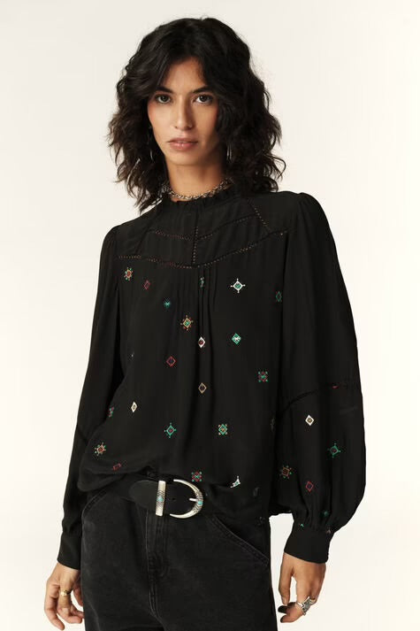 ba&sh BINTI long-sleeve blouse