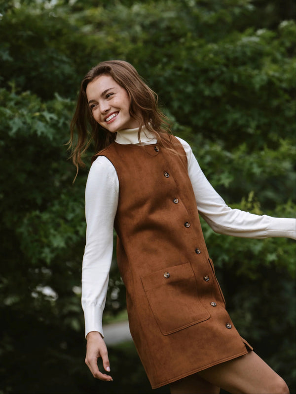 French Connection Lany Suedette Dress