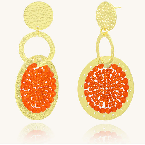 Santibe Isabella Earring Orange