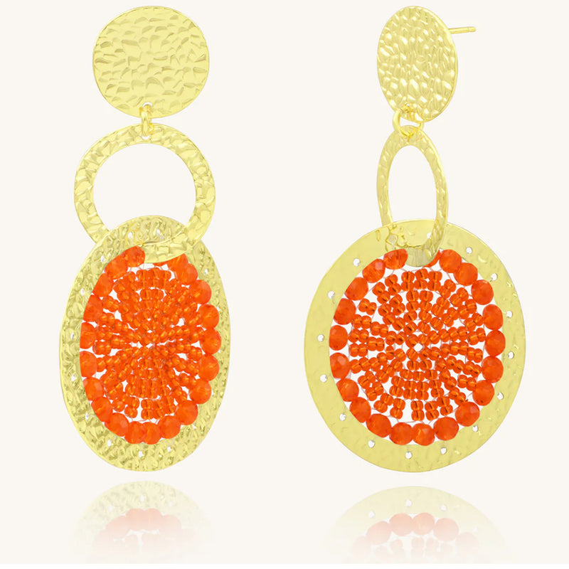 Santibe Isabella Earring Orange