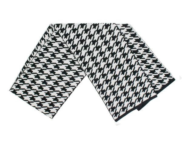 Mitchie's KNIT HOUNDSTOOTH SCARF