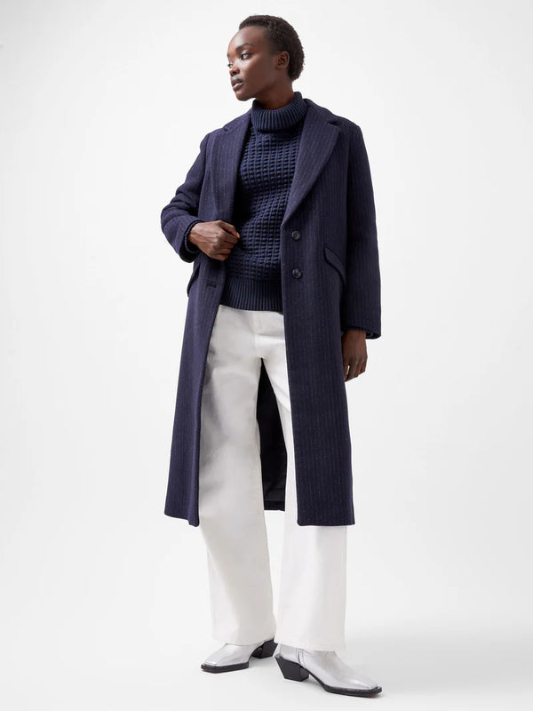 French Connection Arlana Pinstripe Coat