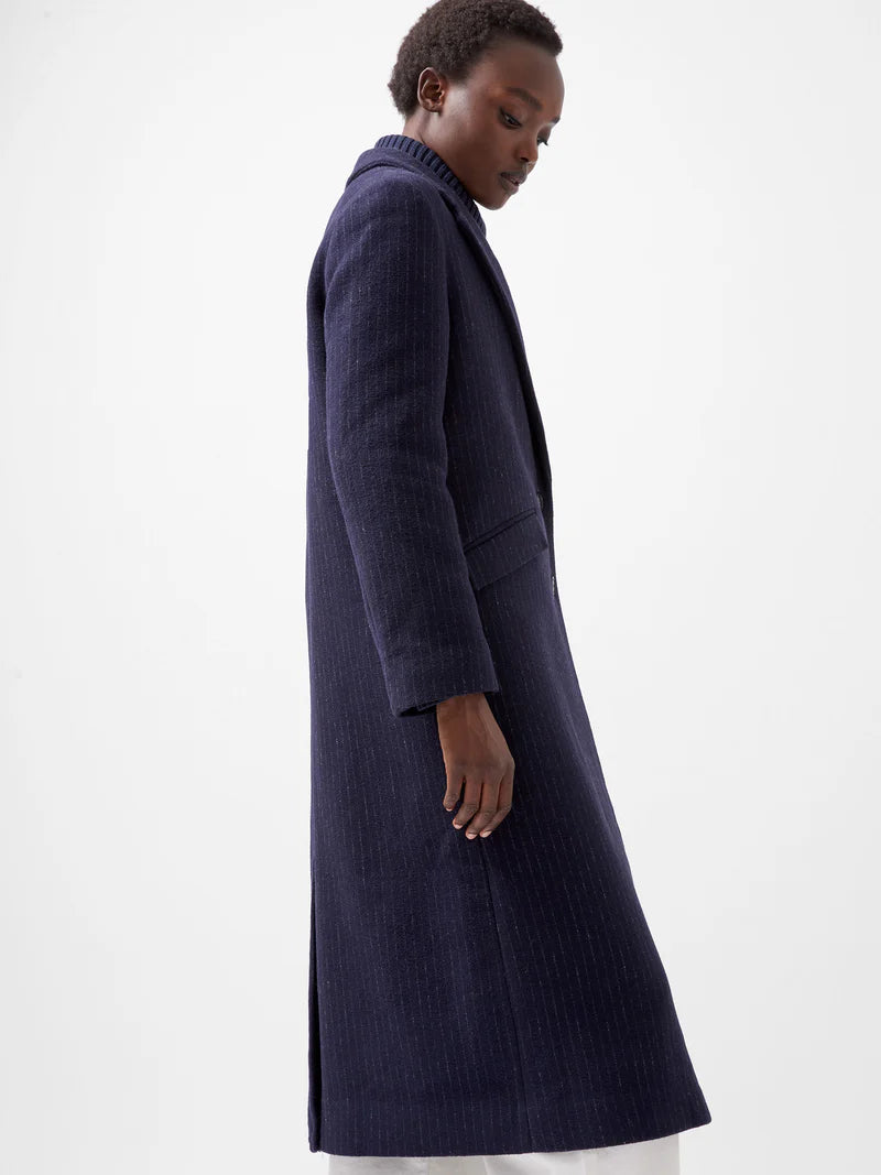 French Connection Arlana Pinstripe Coat