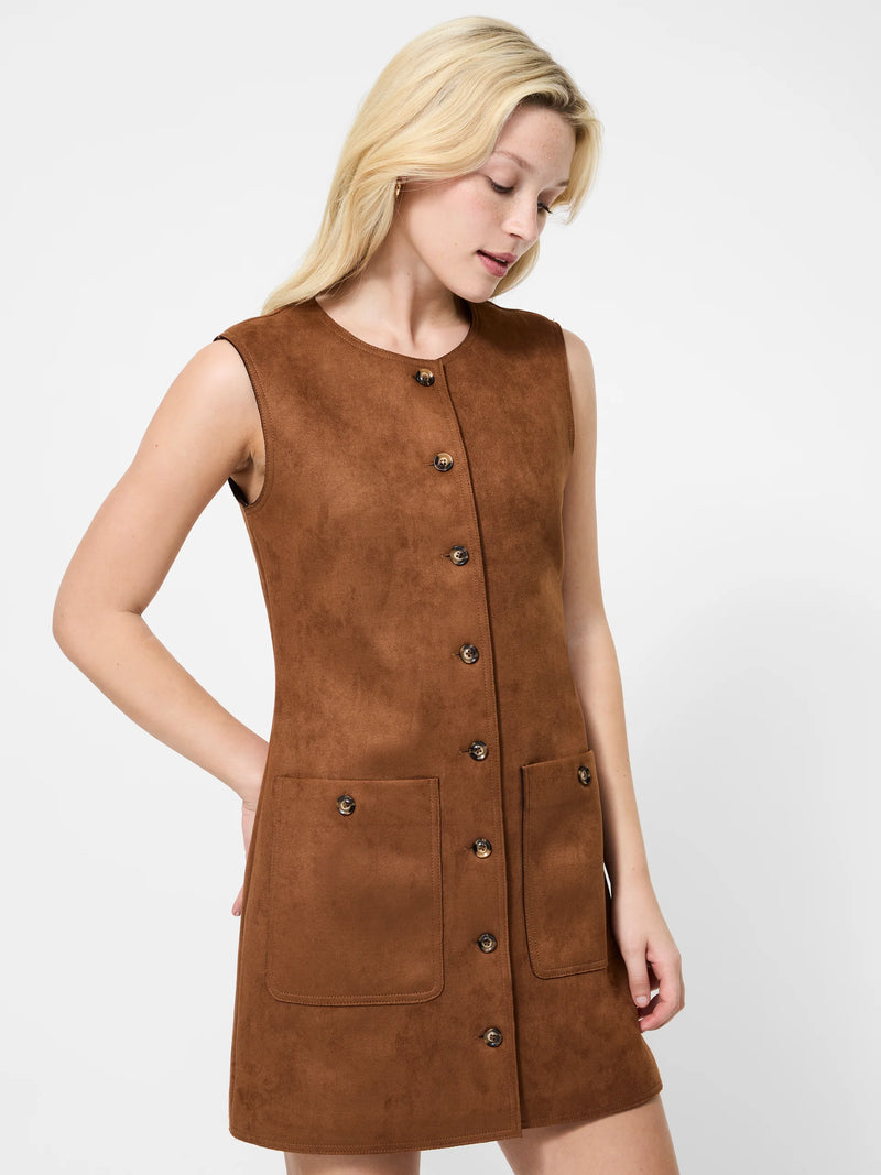 French Connection Lany Suedette Dress