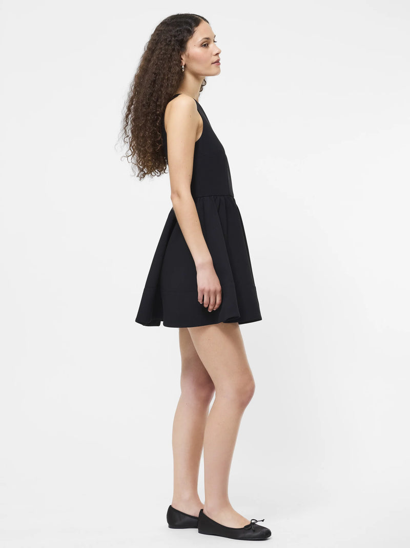 French Connection Azra Twill Low Back Mini Dress