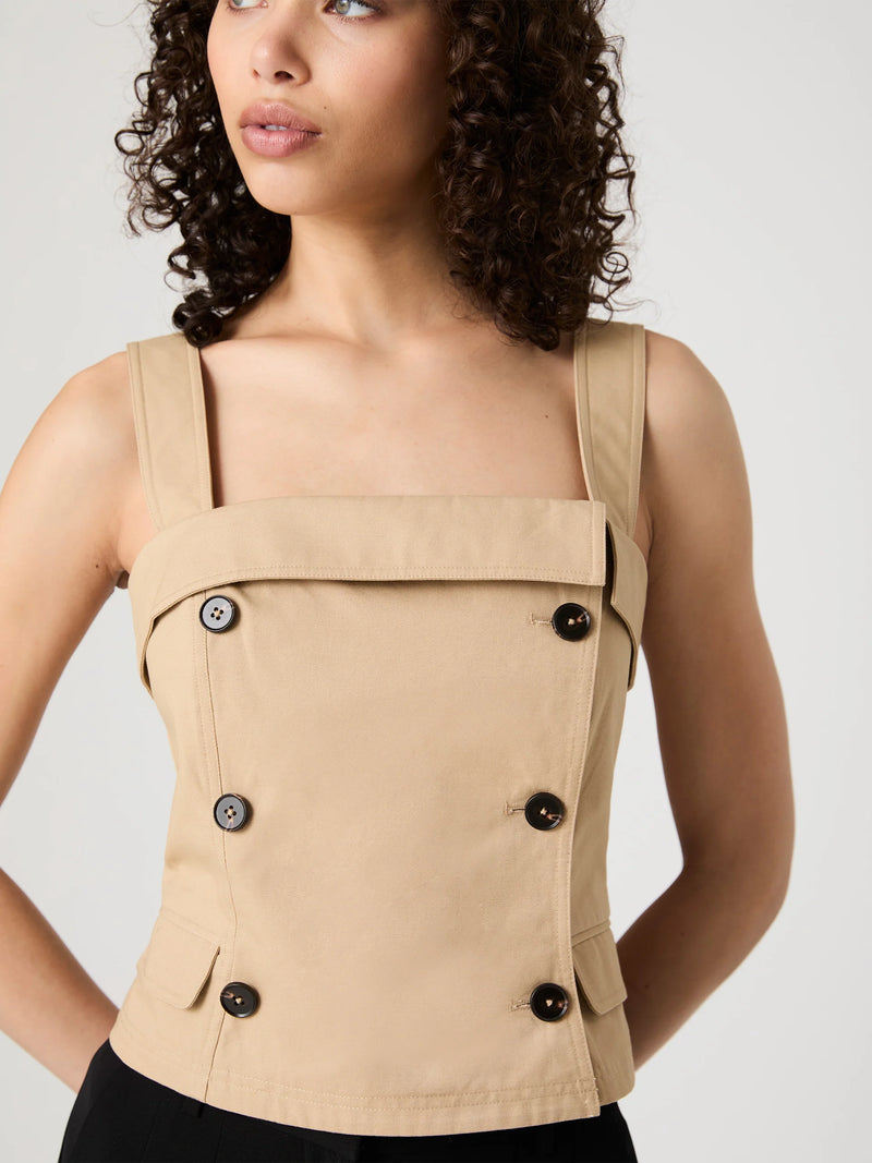 French Connection Lightweight Trench Top