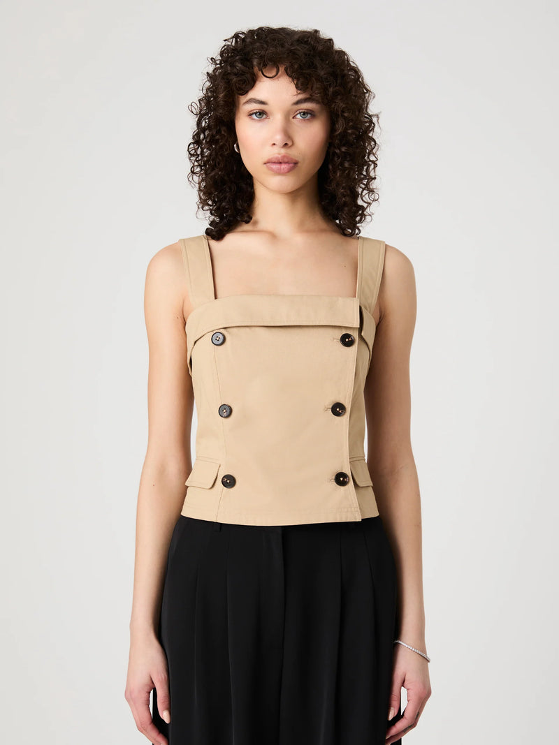 French Connection Lightweight Trench Top