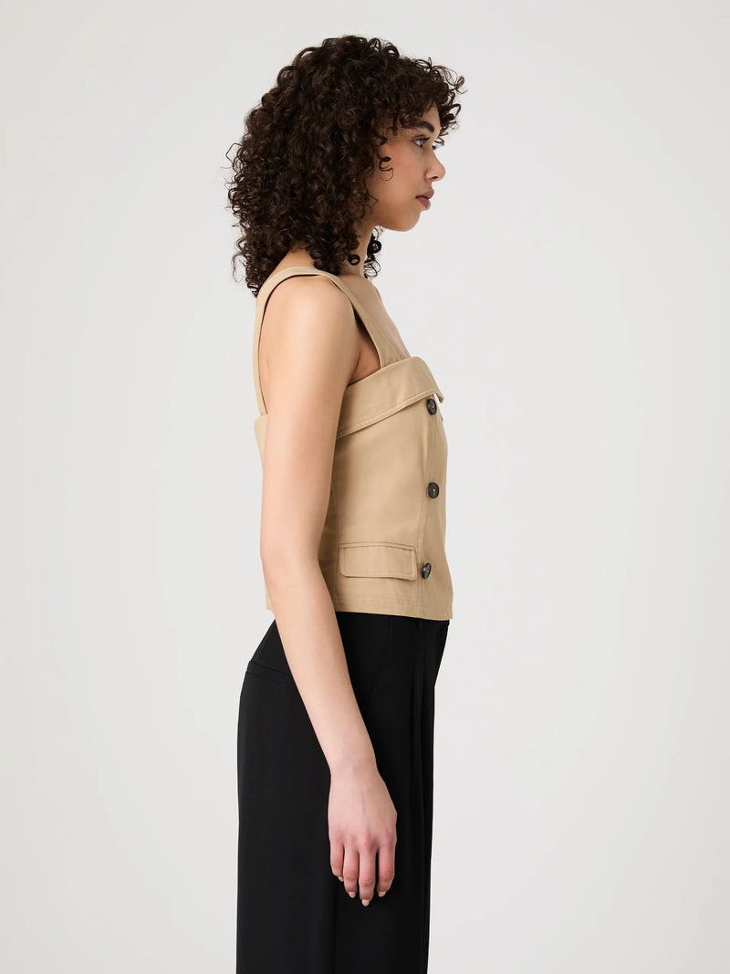 French Connection Lightweight Trench Top