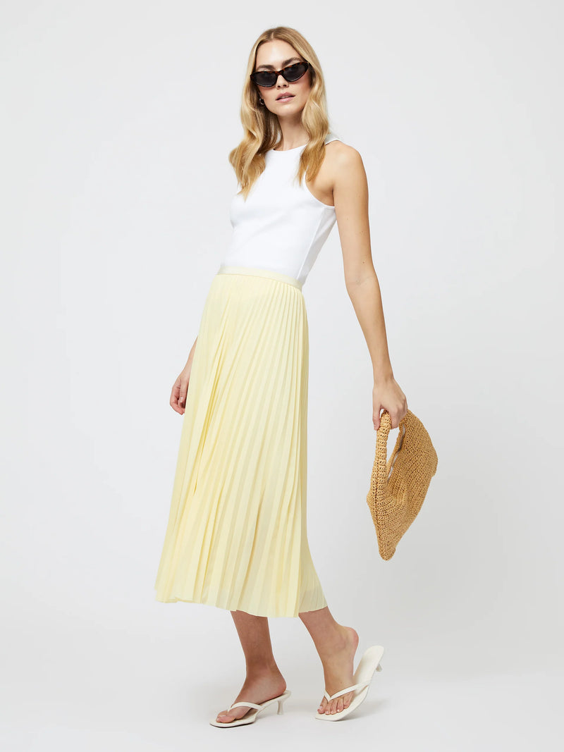 French Connection Sunburst Pleated Midi Skirt