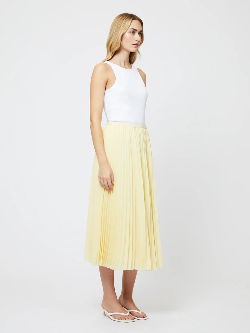 French Connection Sunburst Pleated Midi Skirt