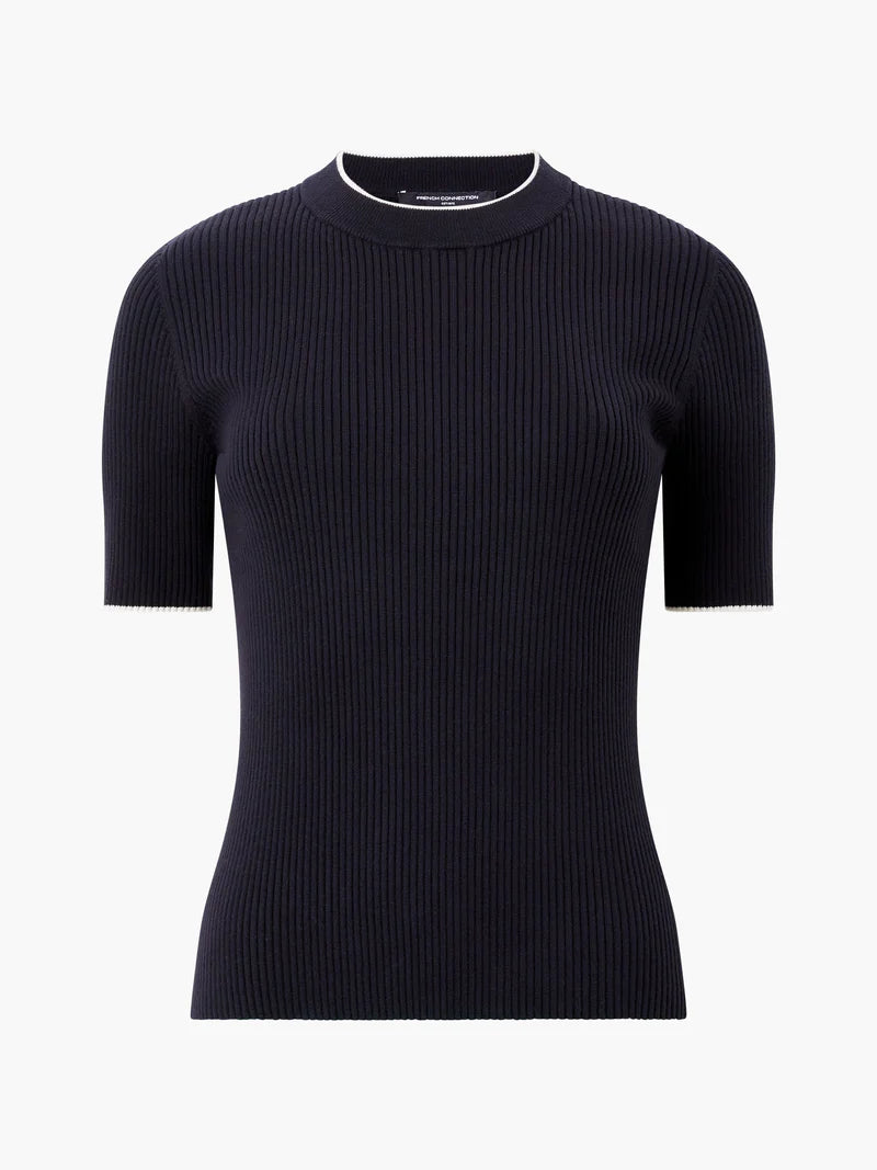 French Connection Mozza Short Sleeve Sweater