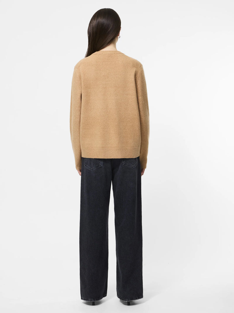 French Connection Emilia Knit Boyfriend Sweater Camel