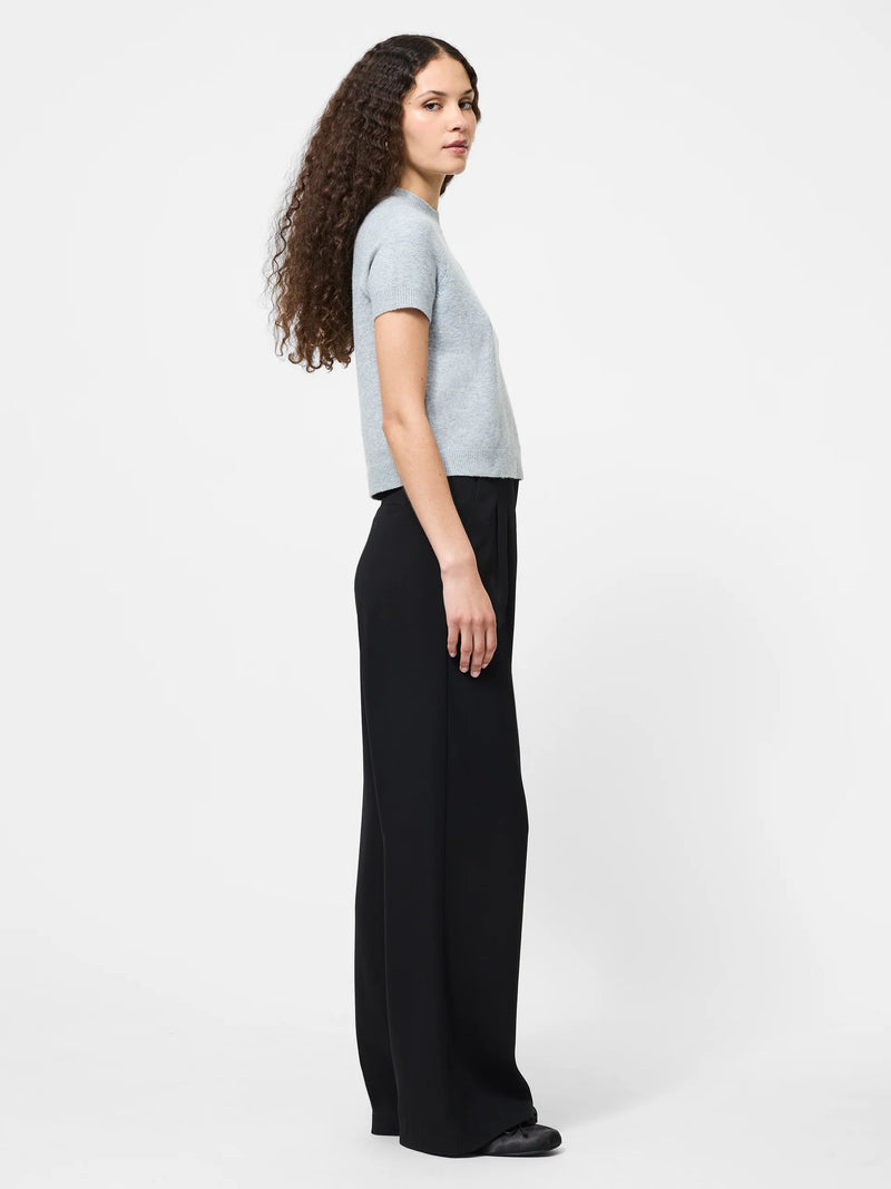 French Connection Vhari Mock Neck Short Sleeve Top