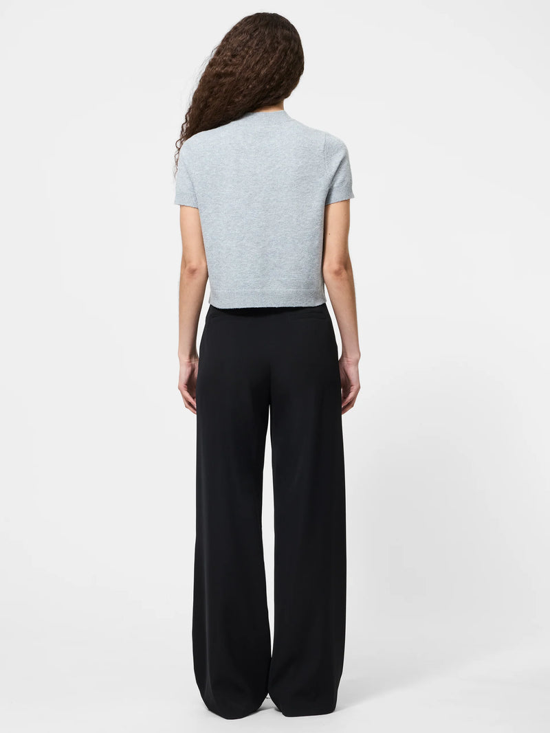 French Connection Vhari Mock Neck Short Sleeve Top