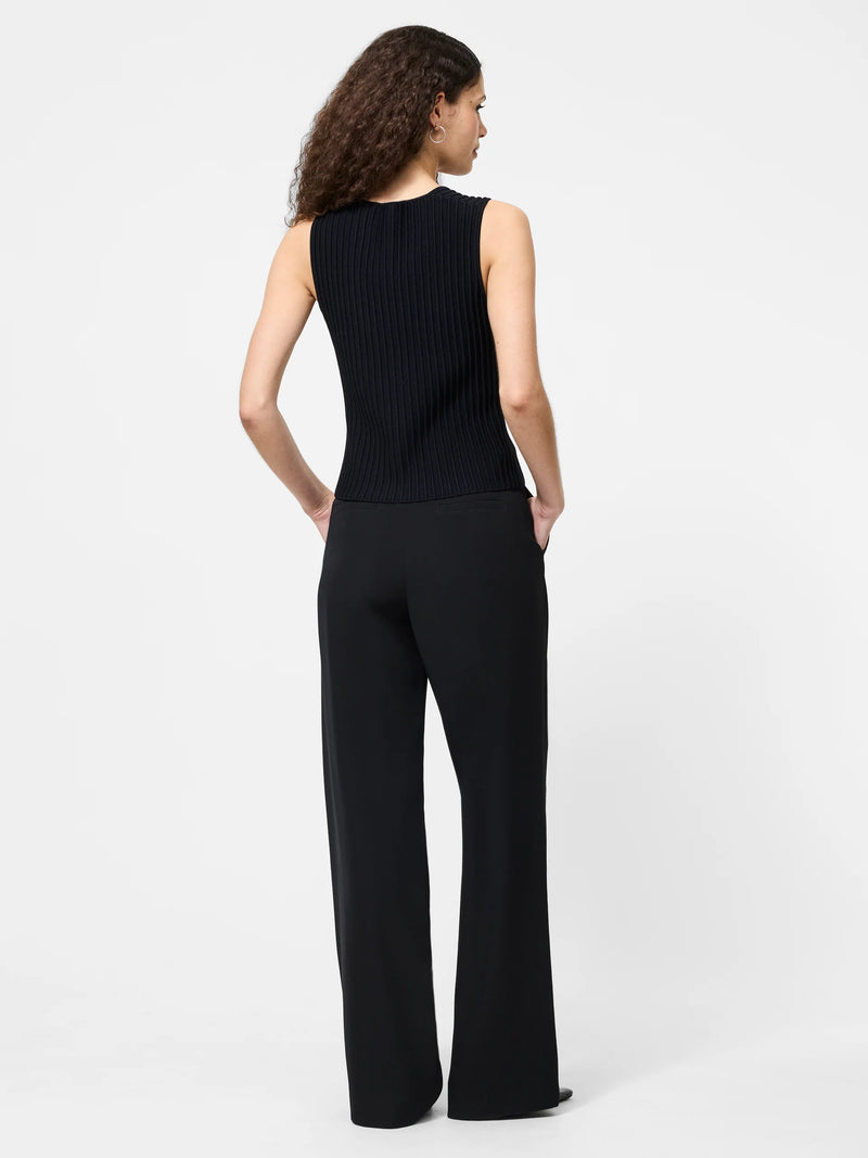 French Connection Ottoman Textured Square Neck Top