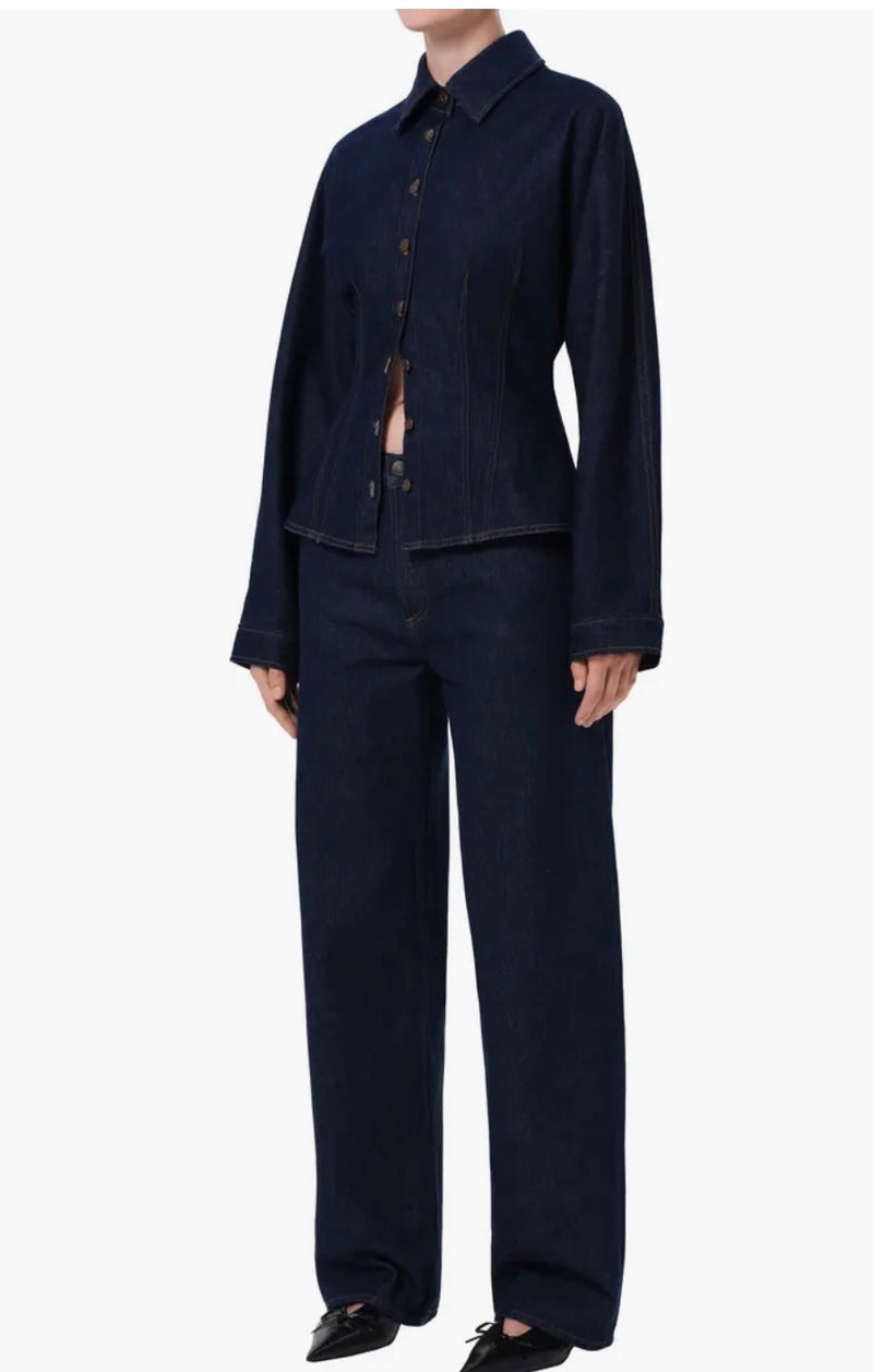 AGOLDE Devon Denim Button-Up Shirt