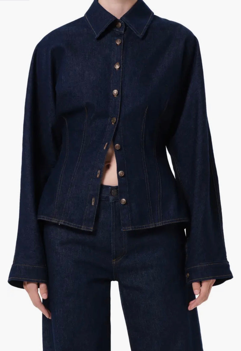 AGOLDE Devon Denim Button-Up Shirt