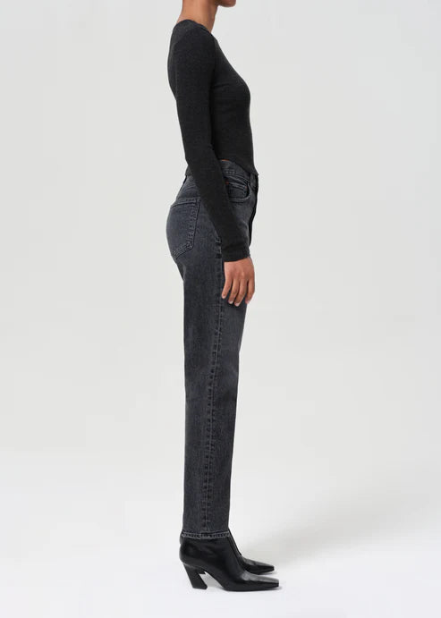 AGOLDE 90's Pinch Waist High Rise Straight in Audit