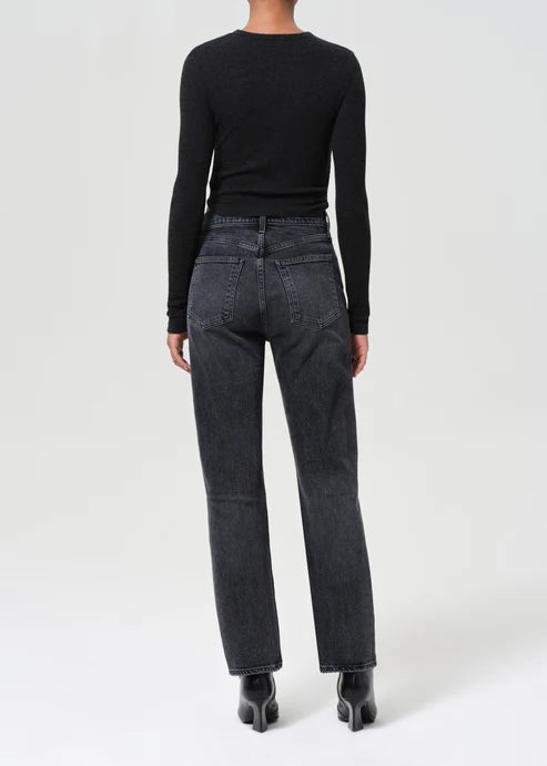 AGOLDE 90's Pinch Waist High Rise Straight in Audit