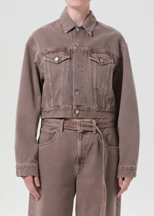 AGOLDE Radley Jacket In Ceramic