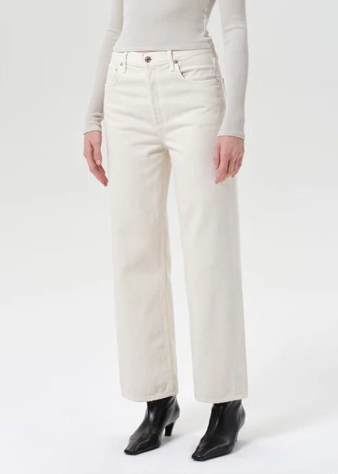 AGOLDE Ren Jean in Brown Rice