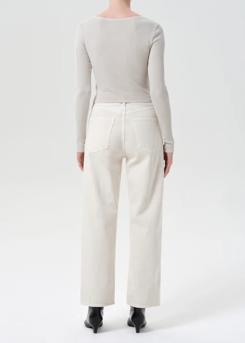 AGOLDE Ren Jean in Brown Rice