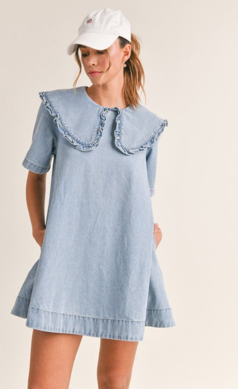 MAB Peter Pan Denim Dress