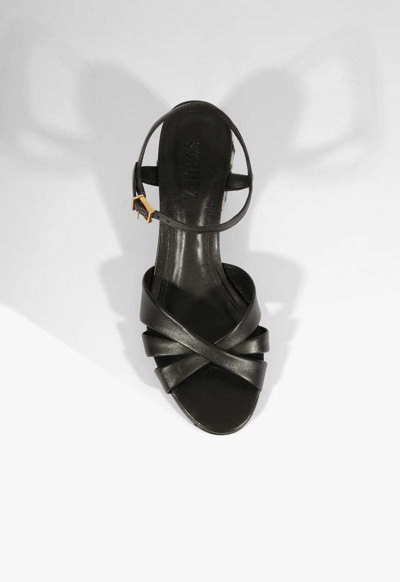 Schutz Keefa Mid Block Sandal