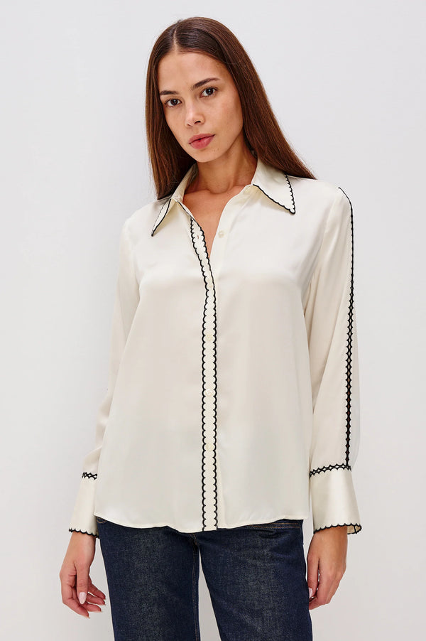 RAILS Aloise shirt Ivory